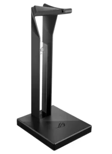 Ett hörlursställ från ASUS, en hett julklappstips till en gamer.