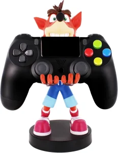 Crash Bandicoot hållare är en bra gamingsak som är både användbar och fin.