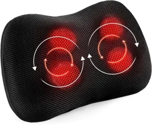 Mede en massagekudde till gamingstolen kan man stela muskler mjukas upp mellan gamingmatcherna.