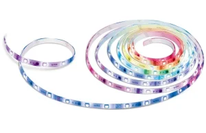 Med TP-link Tapo L920-5 Smart Light Strip kan man styra belysingen i rummet.