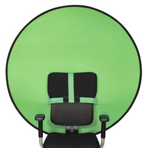 Hamas runda green screen är ett bra budgetval för den som vill börja streama, denna fästs smidigt på stolen.